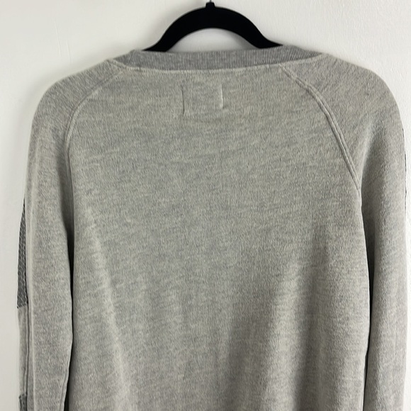 Pam & Gela Annie NWT Sweatshirt w/ Metallic Snakeskin Arm Embellishments - Picture 11 of 11